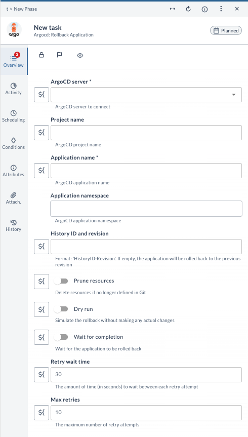 Rollback application