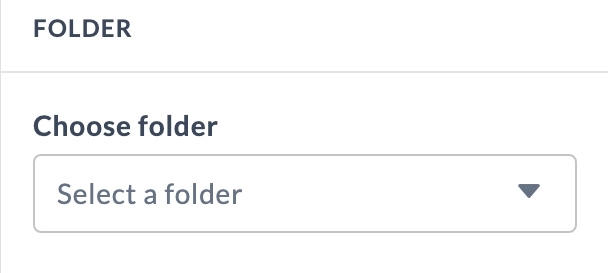 Filter tasks by folder