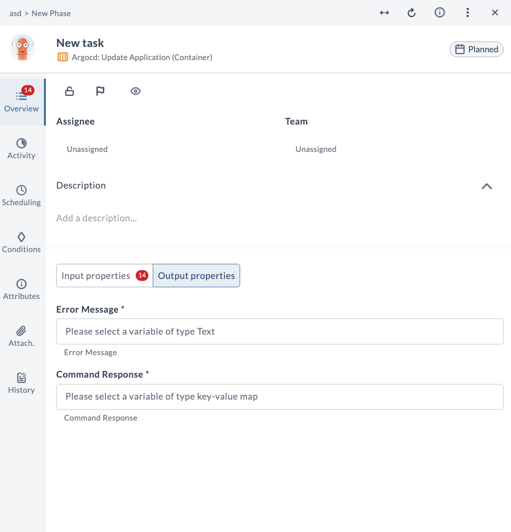 Update Application Output