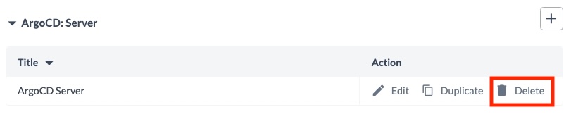 Delete Connection