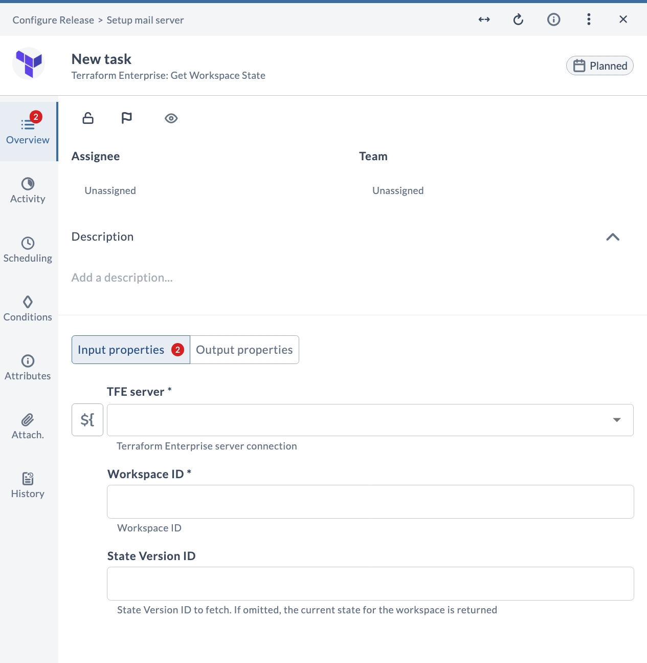 Get Workspace State Input