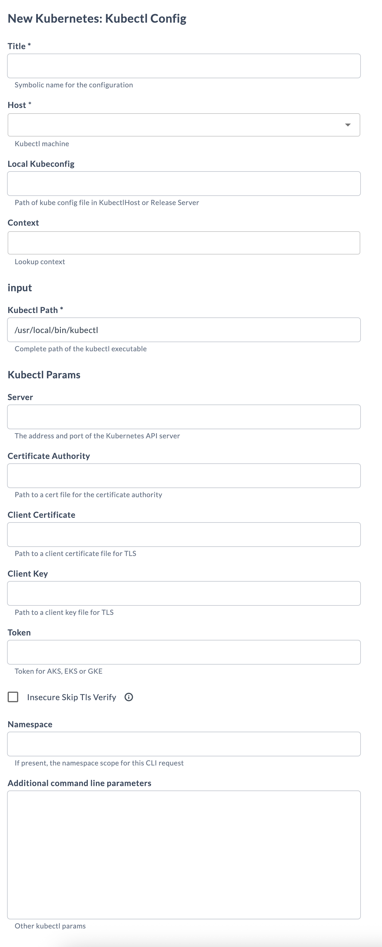 Kubernetes Cluster Connection