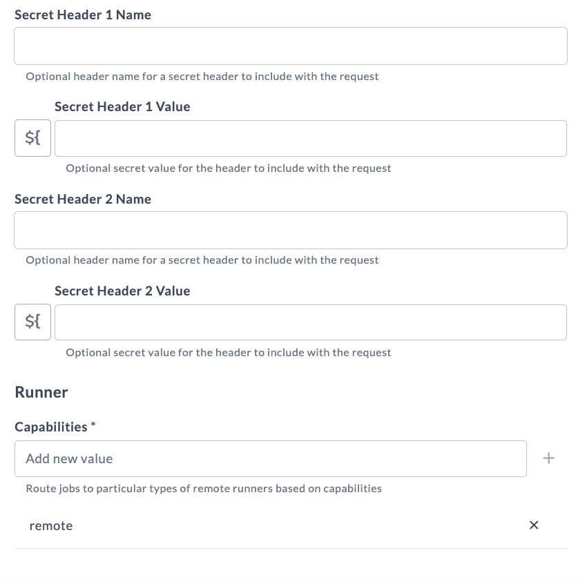 Create MCP Server Connection Secrets