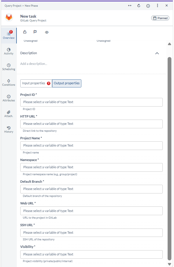 Query Project Output