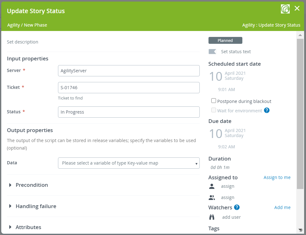 UpdateStoryStatusConfig