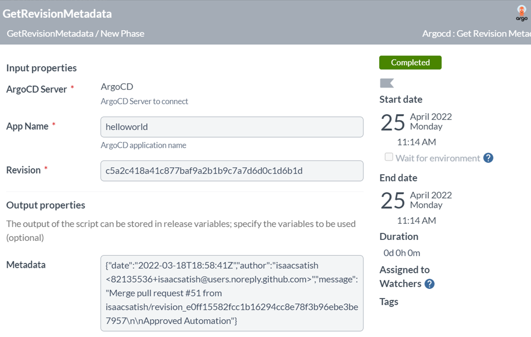 Get Revisions Metadata