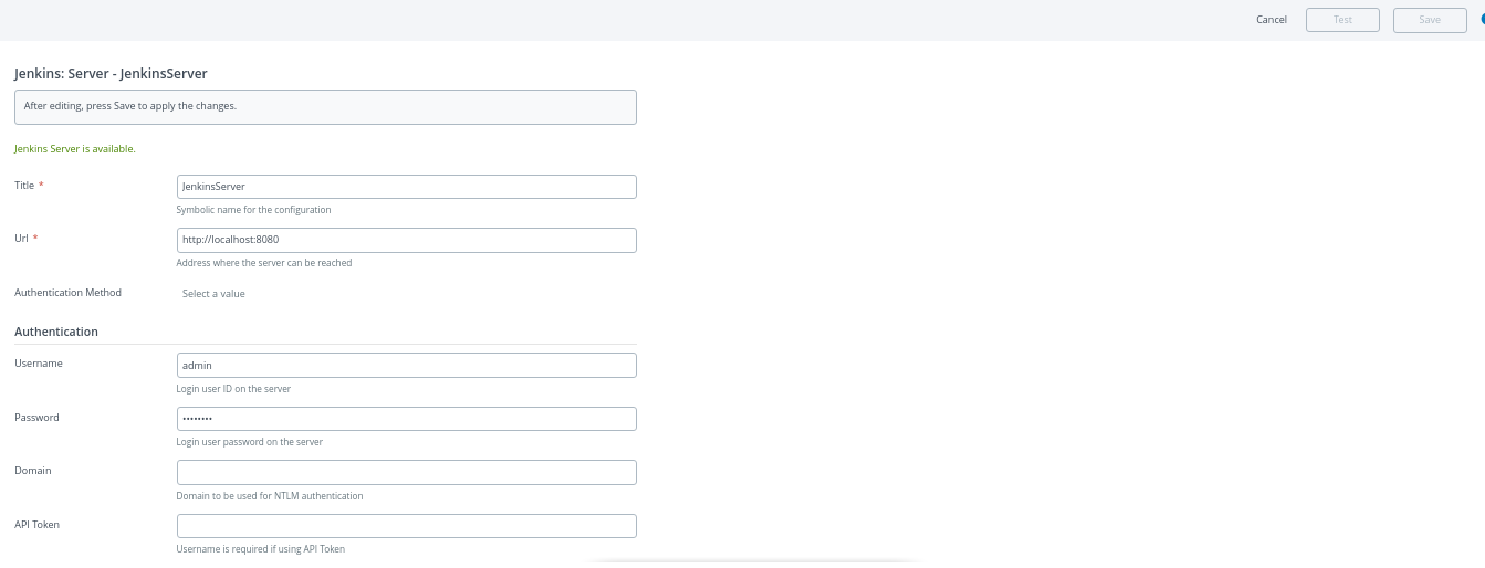 Authentication using Username/Password