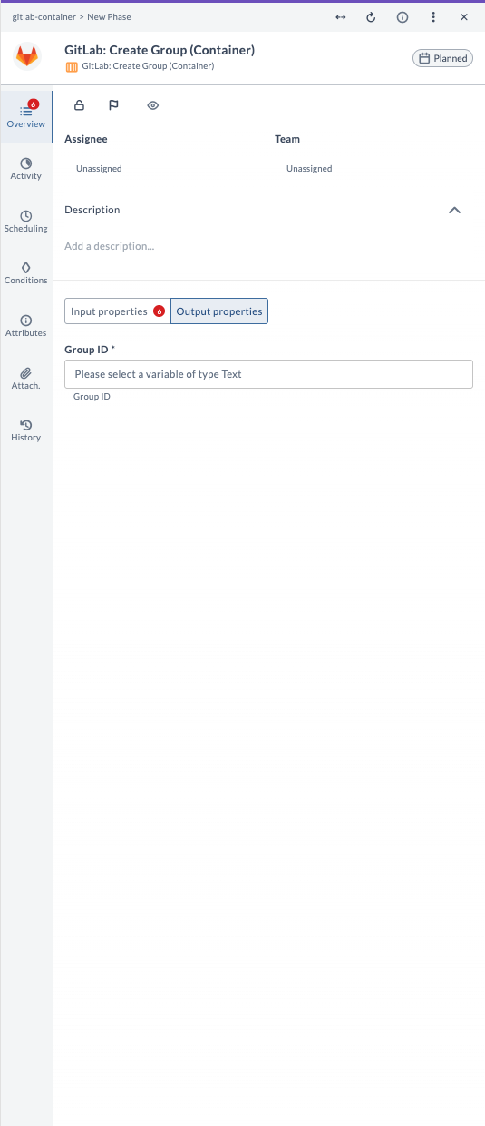 Create Group Output