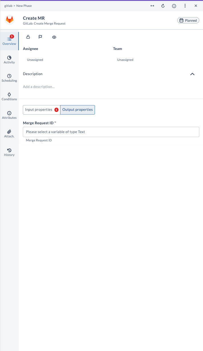 Create Merge Request Output