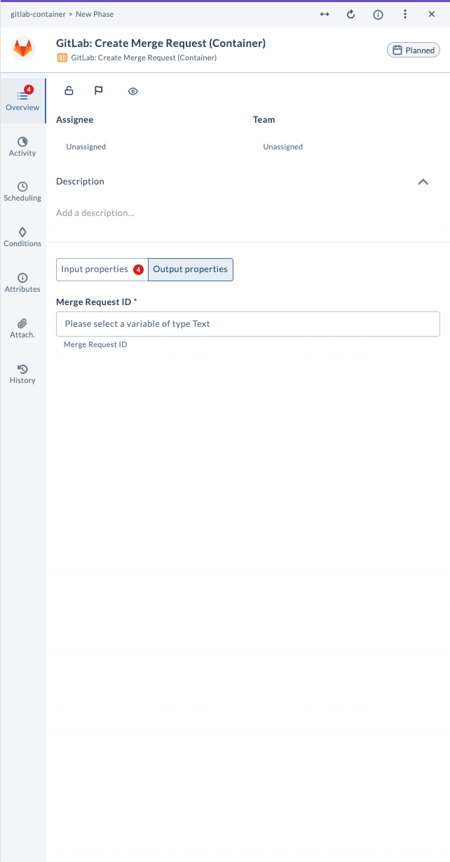Create Merge Request Output