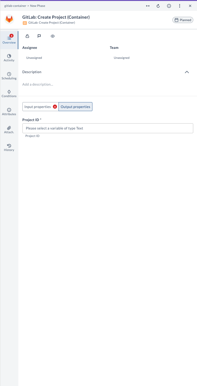 Create Project Output