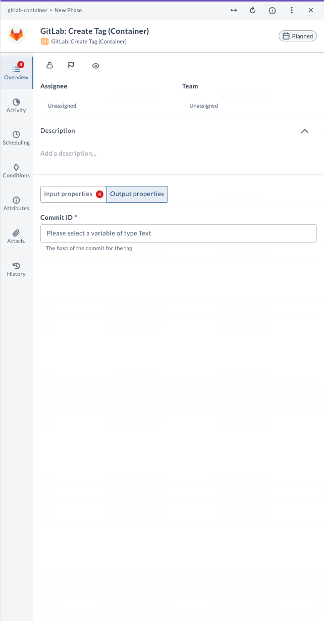 Create Tag Output