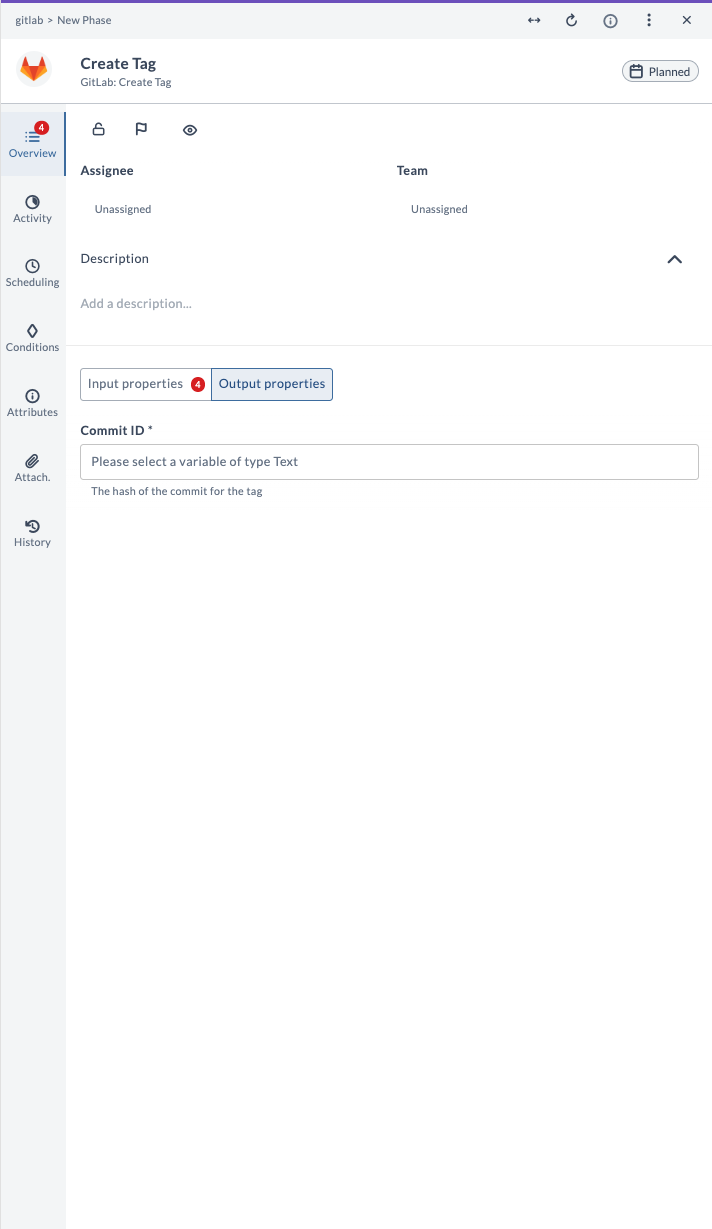 Create Tag Output