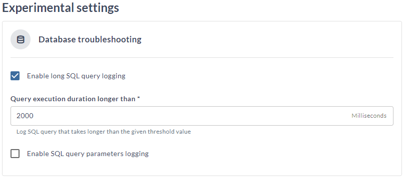 Log SQL Statements