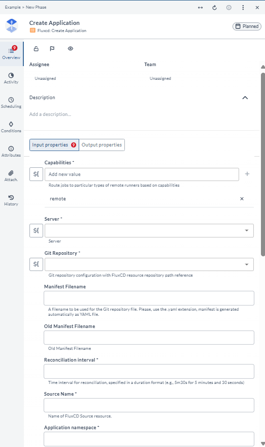 Create Application
