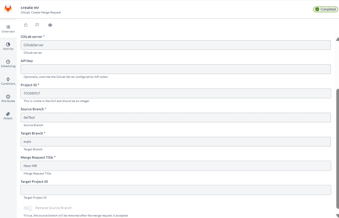 Create Merge Request