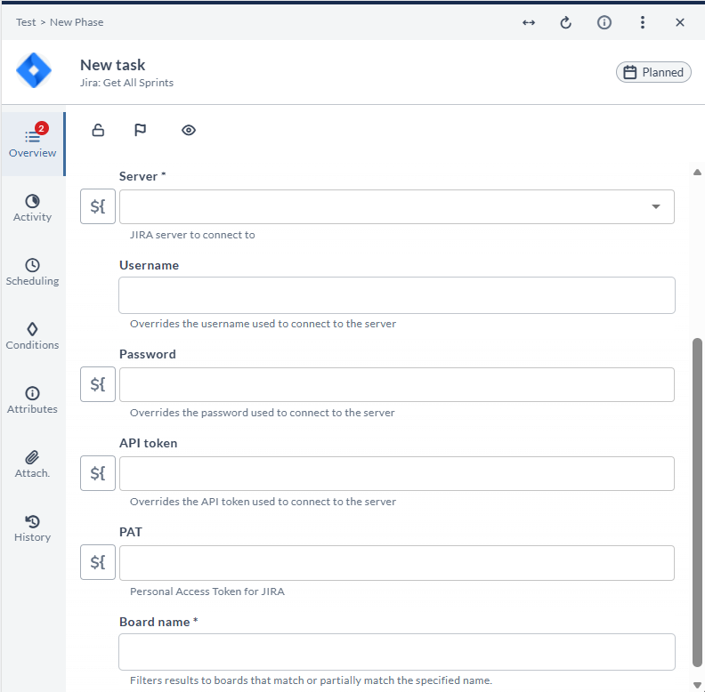 Get All Sprints task
