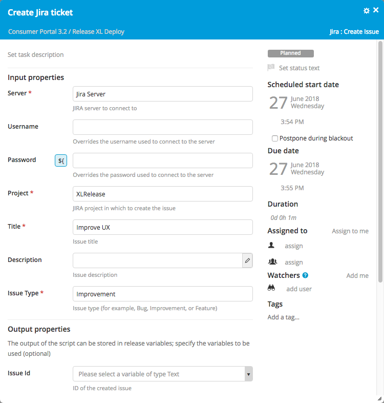 Jira task