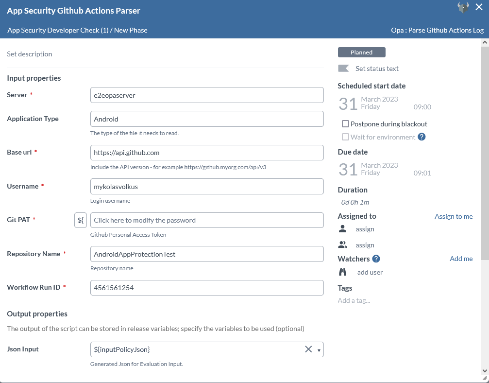 OPA Parse GitHub Actions Log