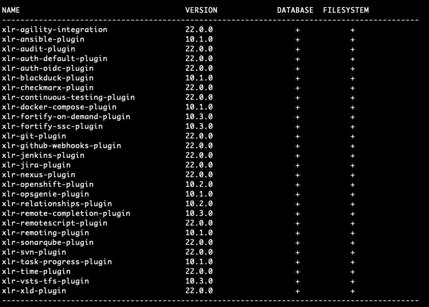 Plugins Manager