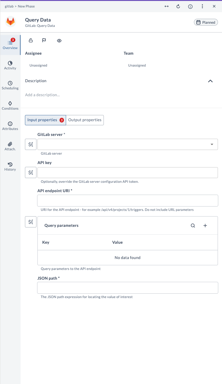 Query Data Input