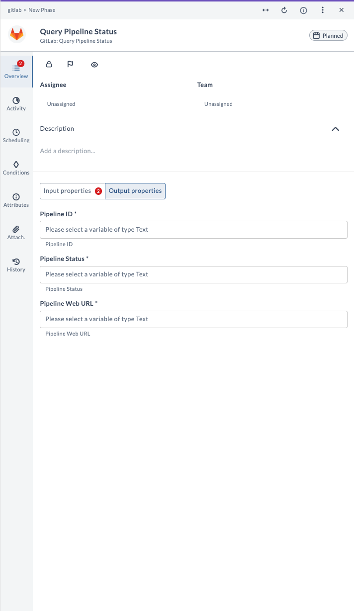 Query Pipeline Status Output