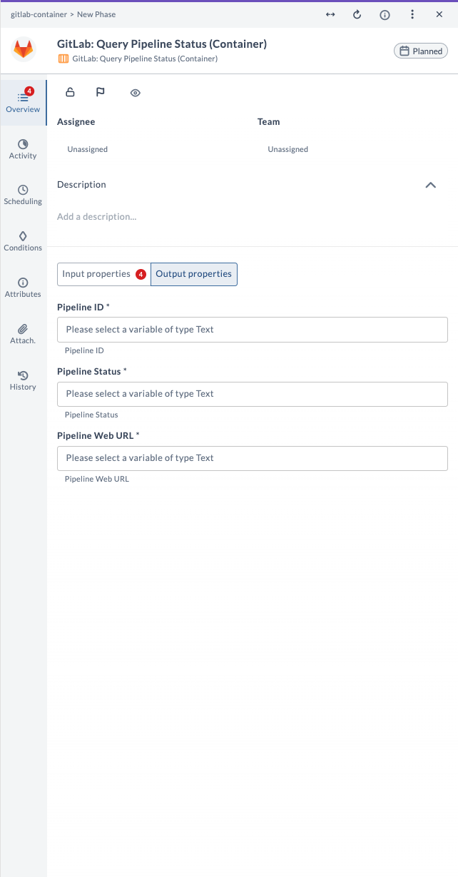 Query Pipeline Status Output