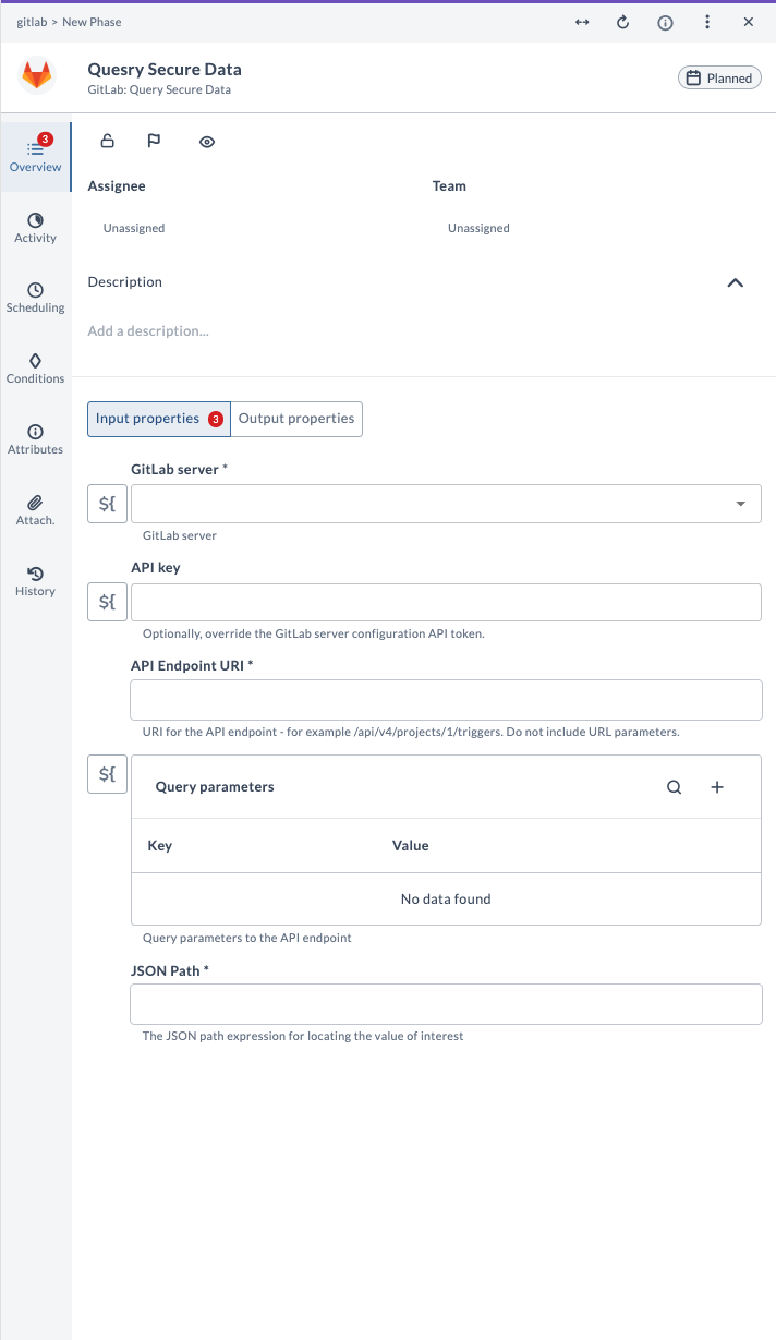 Query Secure Data Input