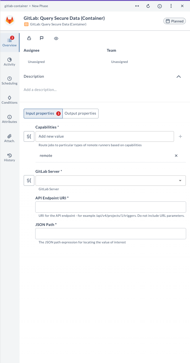 Query Secure Data Input