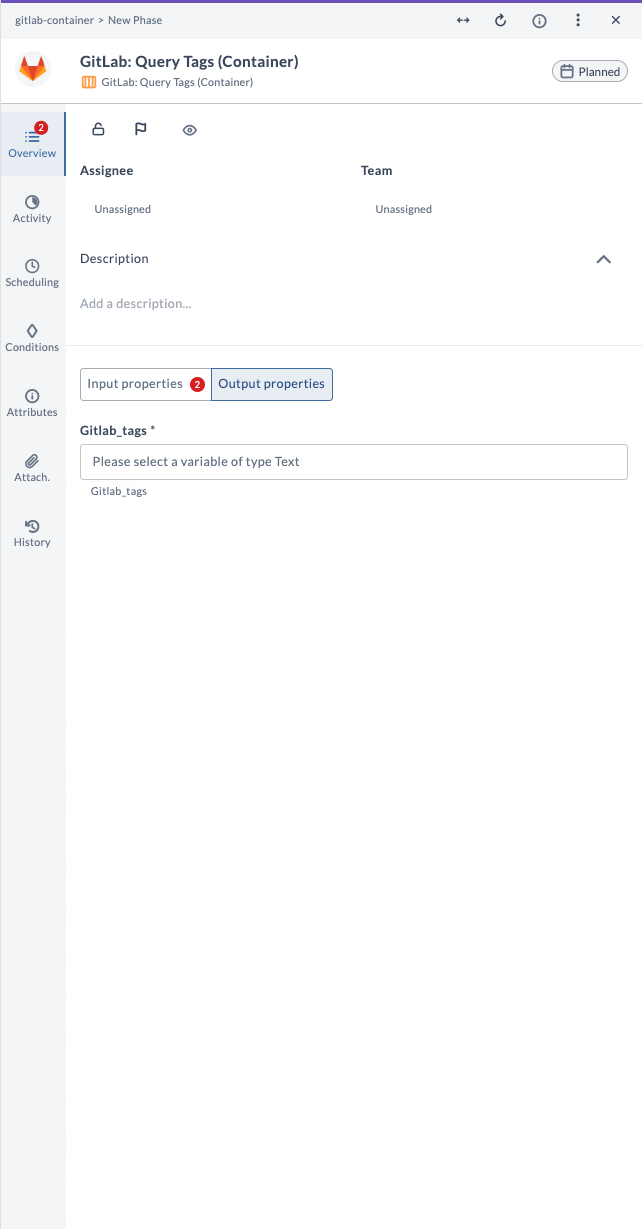 Query Tags Output