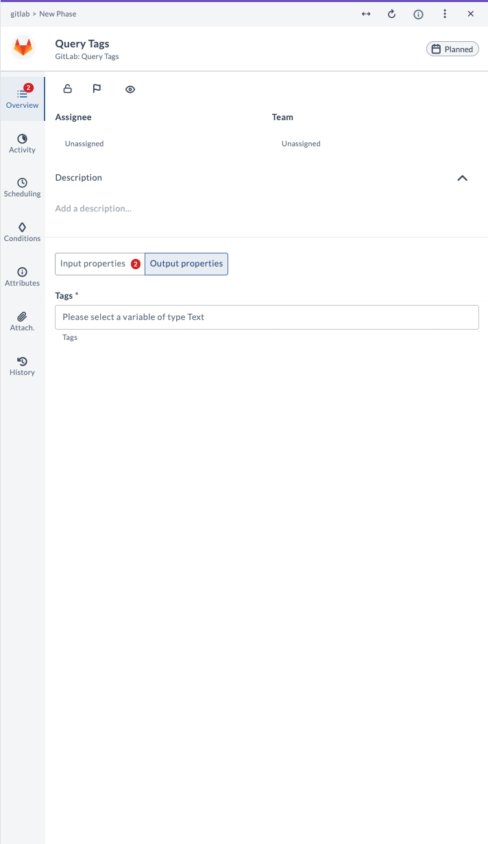 Query Tags Output