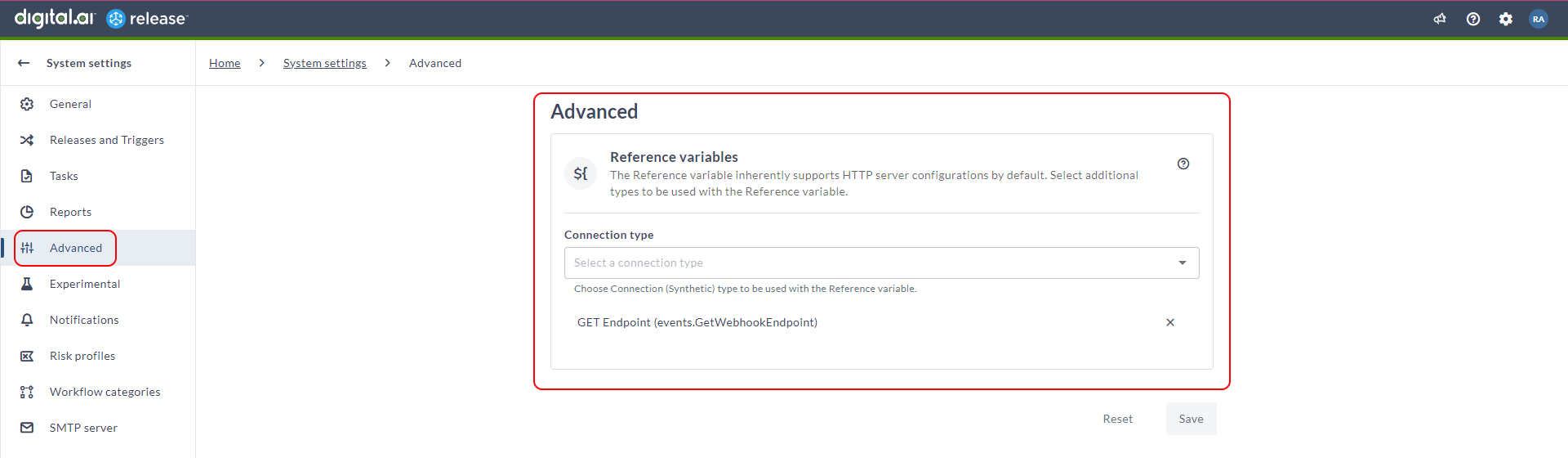 Reference Variable Connection