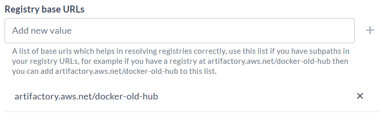 Registry Base URLs