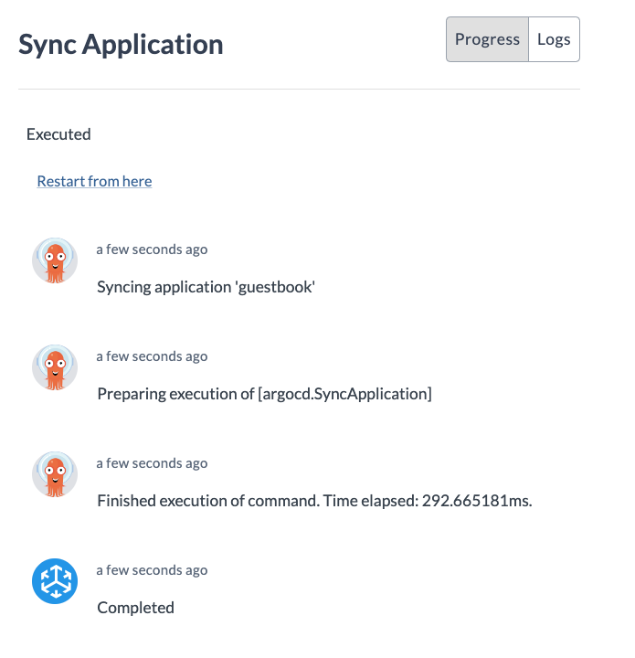 Sync application