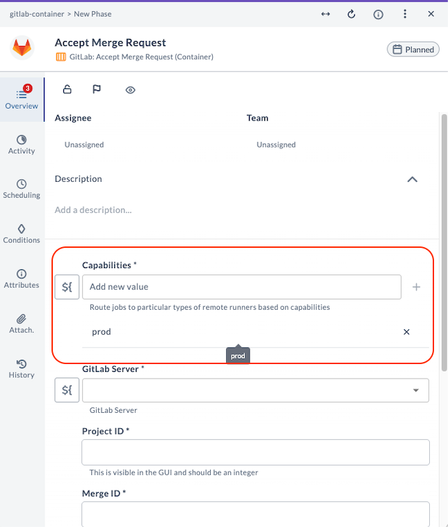 capabilities in task