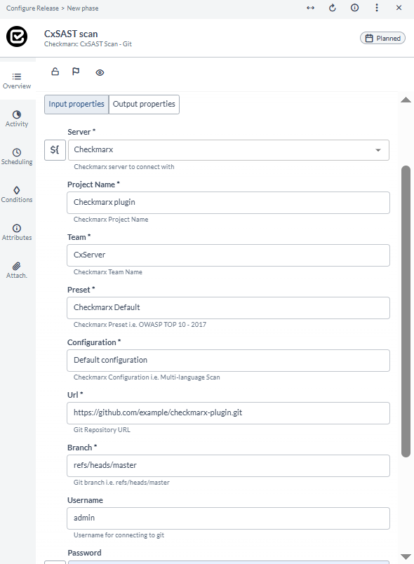 Add CxSAST Scan task
