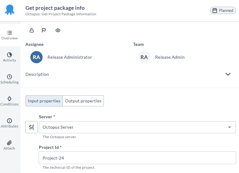 Get project package information