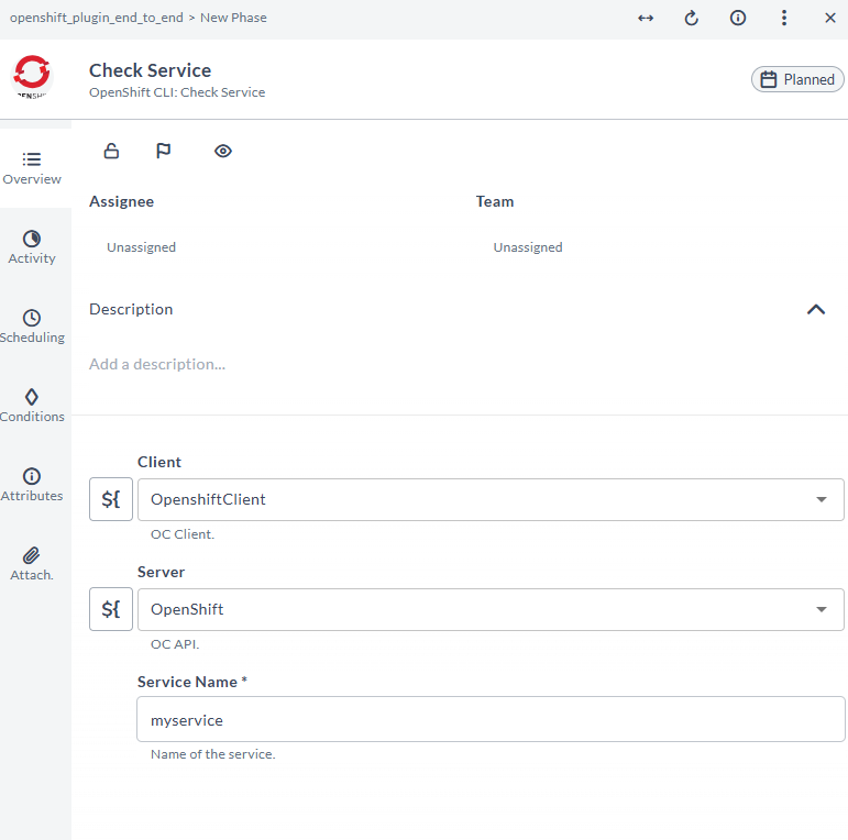 OpenShift Check Service