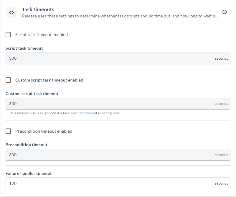 Task timeout