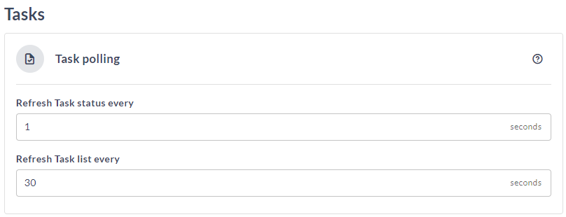 Polling Settings