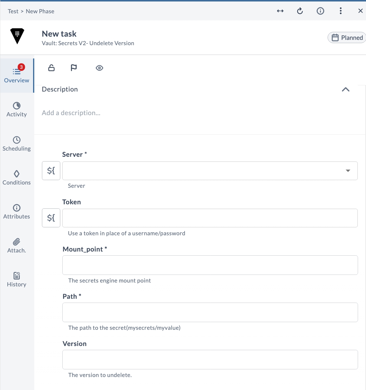 V2 Undelete Version Input Properties