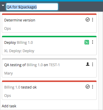 Variables in release