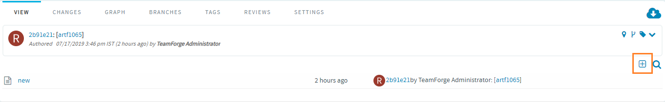 "Add a file to repository" Icon