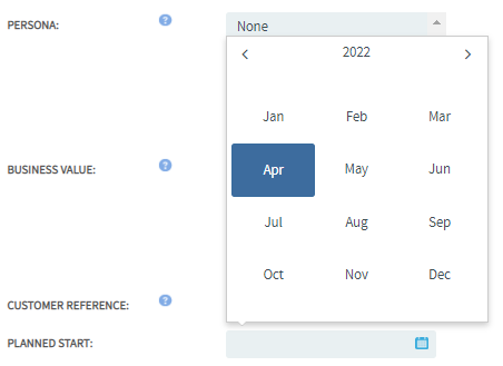 Enhanced Date-picker field