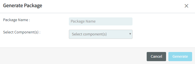 Package name and Package criteria