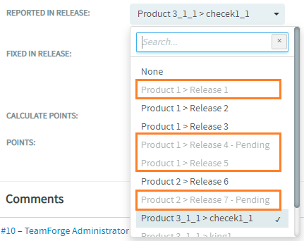 Pending and Obsolete File Releases